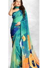 Green Latest Fancy Casual Regular Wear Heavy Digital Printed Sarees Collection